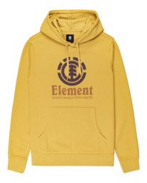 0 Vertical - Sudadera con Capucha para Hombre Amarillo U1HOB3ELF0 Element