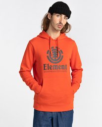 1 Vertical - Sweat à capuche pour Homme Rouge U1HOB3ELF0 Element