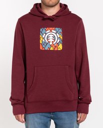 element, Palette - Sudadera con capucha para Hombre, VINTAGE RED (1715) 1 Palette - Sudadera con capucha para Hombre Rojo U1HOB7ELF0 Element