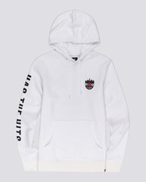 1 Vinnys - Sweat à capuche pour Homme Blanc U1HOC2ELF0 Element