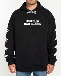 2 Bad Brains Listen 2 BB - Hoodie for Men  U1HOC9ELF0 Element