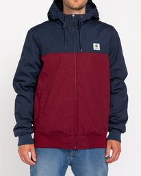 1 Wolfeboro Dulcey Two Tones - Water-Resistant Jacket for Men Red U1JKC2ELF0 Element