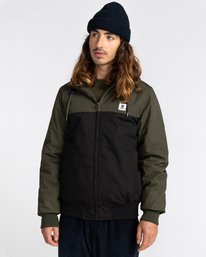 1 Wolfeboro Dulcey Two Tones - Water-Resistant Jacket for Men Black U1JKC2ELF0 Element