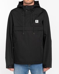 1 Wolfeboro Barrow - Water-Resistant Jacket for Men Black U1JKC5ELF0 Element