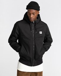 1 Wolfeboro Dulcey - Water-Resistant Jacket for Men Black U1JKF2ELF0 Element