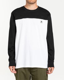 1 Basic Baseball - Longsleeve für Männer Schwarz U1LSB9ELF0 Element