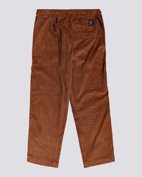 1 Chillin' - Pantalon en velours côtelé pour Homme Rouge U1PTC2ELF0 Element