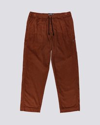 0 Chillin' - Pantalon en velours côtelé pour Homme Rouge U1PTC2ELF0 Element