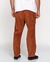 5 Chillin' - Pantalon en velours côtelé pour Homme Rouge U1PTC2ELF0 Element