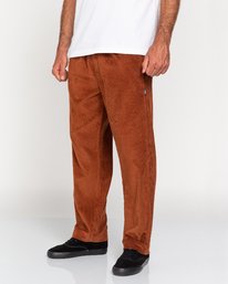 3 Chillin' - Pantalon en velours côtelé pour Homme Rouge U1PTC2ELF0 Element