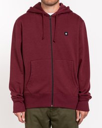 1 92 - Sudadera con capucha y cremallera para Hombre Rojo U1ZHA2ELF0 Element