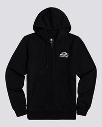 1 Medwell - Felpa con cappuccio e zip da Uomo  U1ZHA7ELF0 Element