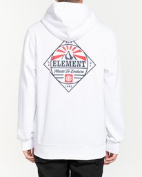 2 Medwell - Zip-Up Hoodie for Men White U1ZHA7ELF0 Element