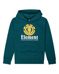 0 Vertical - Sweat à capuche pour Garçon Vert U2HOA6ELF0 Element