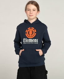 2 Vertical - Kapuzenpullover für Jungen Grau U2HOA6ELF0 Element