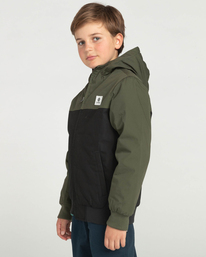 2 Wolfeboro Dulcey Two Tones - Wasserabweisende Jacke für Jungen Schwarz U2JKA3ELF0 Element