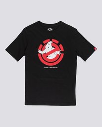 0 Ghostbusters Ghostly - Camiseta para Chicos Negro U2SSD2ELF0 Element