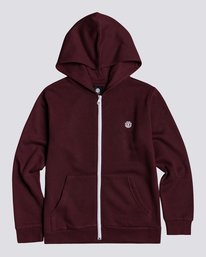 0 Cornell Classic - Zip-Up Hoodie for Boys  U2ZHA3ELF0 Element