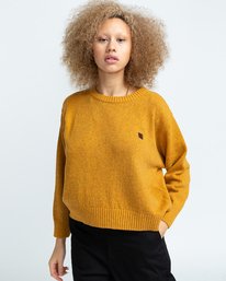 1 Slowly - Jumper for Women Yellow U3JPA2ELF0 Element