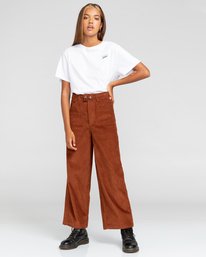 2 Gresham - High Waist Trousers for Women Brown U3PTA6ELF0 Element