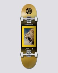 0 National Geographic 8" Nat Geo King Jungle Nyjah - Skateboard Black U4CPA4ELF0 Element