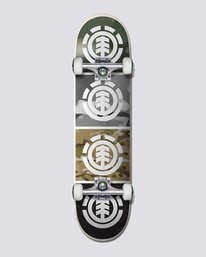 0 8" Camo Quadrant - Skateboard Schwarz U4CPB5ELF0 Element