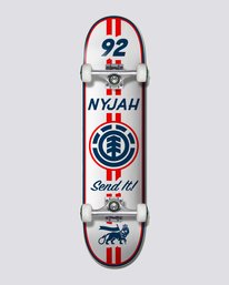 0 7.75" Nyjah Racing - Skateboard Black U4CPC1ELF0 Element