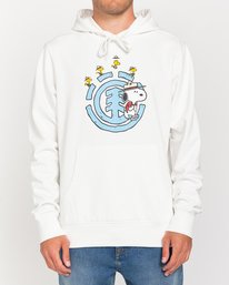 0 Peanuts Emerge - Sudadera con capucha para Hombre Blanco W1HOB4ELP1 Element