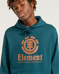 4 Vertical - Felpa con cappuccio da Uomo Green W1HOD1ELP1 Element