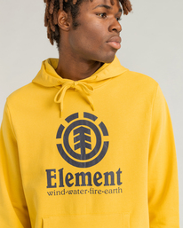 4 Vertical - Sweat à capuche pour Homme Jaune W1HOD1ELP1 Element