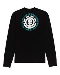 1 Seal - Long Sleeve T-Shirt for Men Black W1LSB6ELP1 Element
