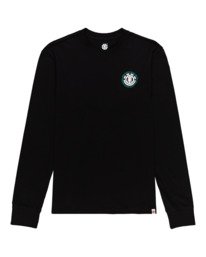 0 Seal - Long Sleeve T-Shirt for Men Black W1LSB6ELP1 Element