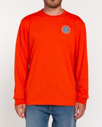 2 Seal - Long Sleeve T-Shirt for Men Orange W1LSB6ELP1 Element