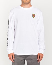 2 L'Amour Supreme Spectral - Long Sleeve T-Shirt White W1LSC8ELP1 Element