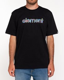 1 Garden Mark - T-Shirt für Männer Schwarz W1SSI8ELP1 Element