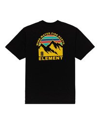 1 Foxwood - T-Shirt for Men Black W1SSN9ELP1 Element