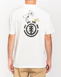1 Peanuts Slide - T-Shirt for Men White W1SSO3ELP1 Element