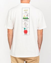 1 Peanuts Page - Camiseta para Hombre Blanco W1SSO7ELP1 Element
