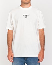 2 Peanuts Kruzer - Camiseta para Hombre Blanco W1SSO9ELP1 Element