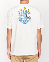 1 Peanuts Emerge - Camiseta para Hombre Blanco W1SSP8ELP1 Element