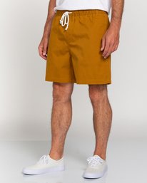 3 Manual Twill 17" - Elastische Short voor Heren  W1WKC4ELP1 Element