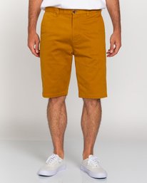 2 Howland Classic 21" - Chino Shorts for Men Yellow W1WKC6ELP1 Element