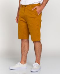 3 Howland Classic 21" - Chino Shorts for Men Yellow W1WKC6ELP1 Element
