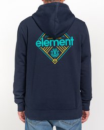 3 Duggar - Zip-Up Hoodie for Men Gray W1ZHB1ELP1 Element