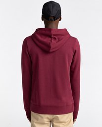 3 Cornell Classic - Sweat à capuche zippé Rouge W1ZHB4ELP1 Element