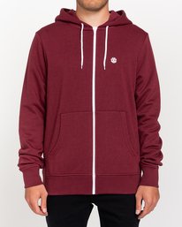 1 Cornell Classic - Sweat à capuche zippé Rouge W1ZHB4ELP1 Element