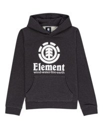 0 Vertical - Sweat à capuche pour Garçon Noir W2HOA6ELP1 Element