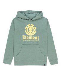 0 Vertical - Hoodie for Boys Green W2HOA6ELP1 Element