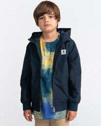 2 Wolfeboro Dulcey Light - Chaqueta ligera y resistente al agua para Chicos Gris W2JKA5ELP1 Element