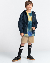 4 Wolfeboro Dulcey Light - Chaqueta ligera y resistente al agua para Chicos Gris W2JKA5ELP1 Element